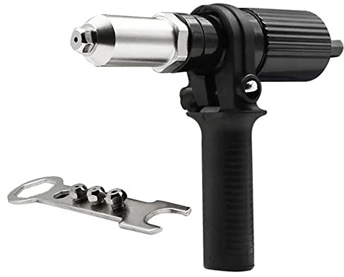 Nietadatper, Nietzange, Bohrer, Konverter, Aufsatz, elektrische Bohrmaschine, Nieten, Handwerkzeug-Set für Nieteinsatz, 3/32 Zoll, 1/8 Zoll, 5/32 Zoll, 3/16 Zoll Nietmutter