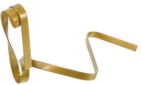 Cabilock Porte-Bouteilles à Support Ruban Métallique Doré pour Bouteilles de Vin, Rangement Suspendu et Équilibré, Décoration de Bar et Table Élégante