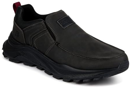 Chunky Elasticated Slip-On Shoes - Black Size 7
