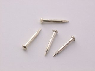 Challenge Brassed Escutcheon Pins 15mm 40g - 11410