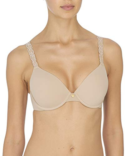 Natori Women's Pure Luxe Custom Coverage Contour, Cafe, 32DD