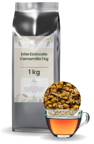 Patrizio Breseghello - Nr 1 Base di Erbe Aromatiche alla Camomilla 1 kg, Erbe Essiccate 100% Naturali, Per Infusi