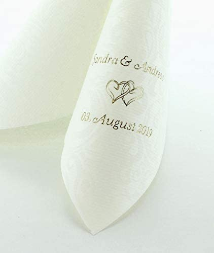 Parent Serviette Hochzeit / A40000 (100)