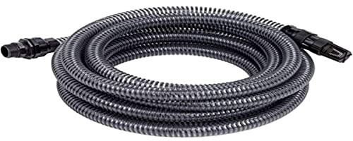 POWACW03 Ansaugschlauch für Hauswasserwerk und Gartenpumpe Anschluß R1 (1) Länge 8 Meter mit Filter Saugseite
