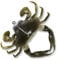Savage Gear TPE 3D Crab Fishing Bait, 1 oz, Natural Peeler, Durable TPE Composition, Fast Sinking, Lifelike Bouncing Action
