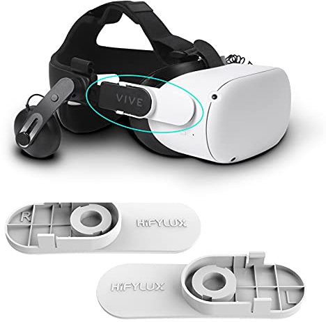 JXE Headset-Adapter Stabilisator für Oculus Quest 2, kompatibel mit HTC VIVE Deluxe Audio Strap
