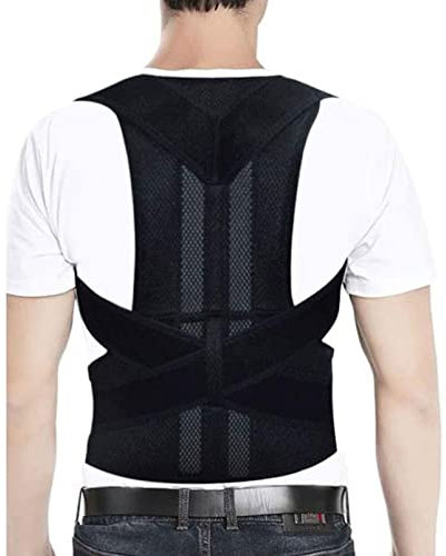 Lordosenstütze Haltungskorrektur Rückenstütze Für Männer Frauen Orthese Taillentrainer Glätteisen Zur Korrektur des Buckligen Runder Schultergurt Unisex XS-5XL Support (Size : 4XL)