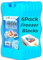 UR CHOICE Freezer Blocks – 6 Pack | Long-Lasting Reusable Ice Packs for Cool Bags, Lunch Boxes & Coolers – Leakproof, Slim & Lightweight – Keeps Food Fresh & Drinks Cold for Camping, Travel & Picnic