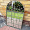 Darthome Metal Arched Wall Mirror 77cm Garden Antique Gothic Vintage Arched Window Door
