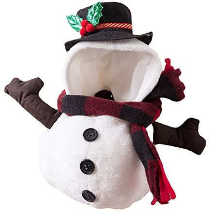 Hundekostüm Mantel Hundejacke Haustier-Weihnachtslustige Kleidung Lustiger Hund Schneemann verwandelt Sich in Schneemann-Kostüm. Hundejacke Für Geschirr