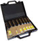 NOVALIA Mallette de 7 spatules ROGER MONDELIN de peintres type américain + 1 couteau multi usages - 221679, (VMA81475)