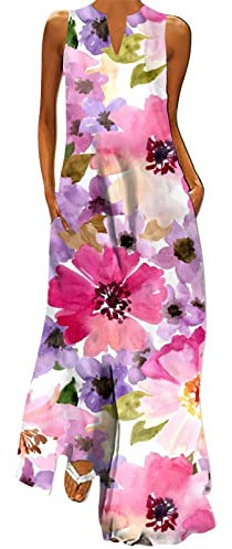 NNGOTD Robe de Plage Femme Chic et Elegant Robe de l'église Robe décontractée Impression en Chiffon à Manches Longues Paire avec Jupe plissée Robe de Soiree Femme Grande Taille