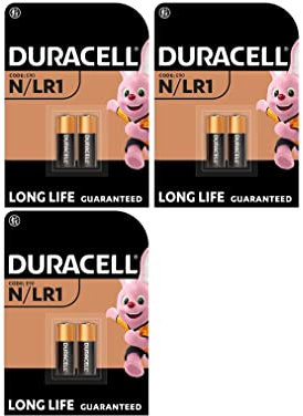 6X Duracell N/LR1 E90 (3 Blister Da 2 Batterie) 6 Pile