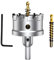 ASNOMY 55mm Scie à Cloche en carbure de tungstène, TCT Foret de scie trépan avec 2 forets pilote plaqués titane pour acier inoxydable, feuille, métal