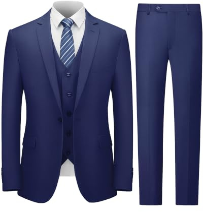 Cooper & Nelson Herren Cooper & Nelson 3-teilige Anzüge für Herren Tuxedo-Armlehne