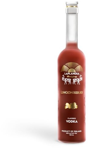 Laplandia Lingonberry Vodka I Vodka aus Finnland I 0,7l