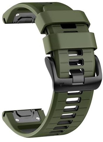 U-LIMVE Armband für Garmin Fenix 8 51mm/Fenix 7X Pro/Fenix 7X/Fenix 6X Pro/Fenix 6X/Fenix 5X/Fenix 3, Silikon QuickFit 26mm Ersatzarmband