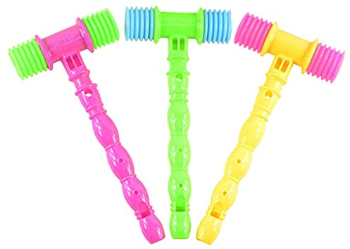 Packung Mit 3 Stück Hammerspielzeug Für Kinderbett Karneval Geburtstagsfeier Eingebauter Quietscher Sicherheit Für Den Kopf Zufällige Farbe Hämmer Und Hämmerspielzeug Hämmerspielzeug Für Babys