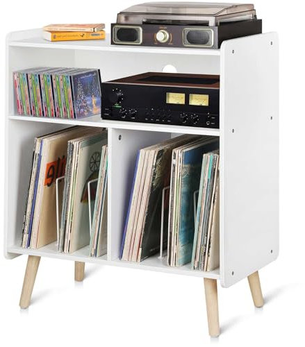 Possile Soporte grande para tocadiscos (blanco)