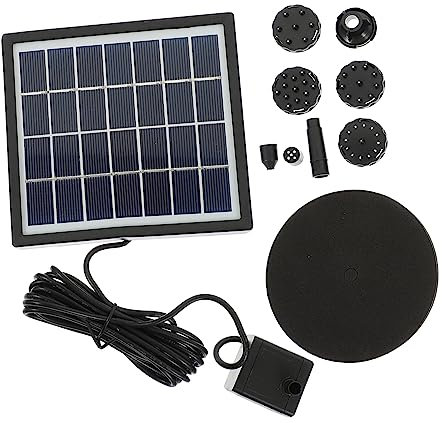 POPETPOP Pompe Solaire Fontaine Pompe Eau Solaire Pour Petite Piscine De Jardin