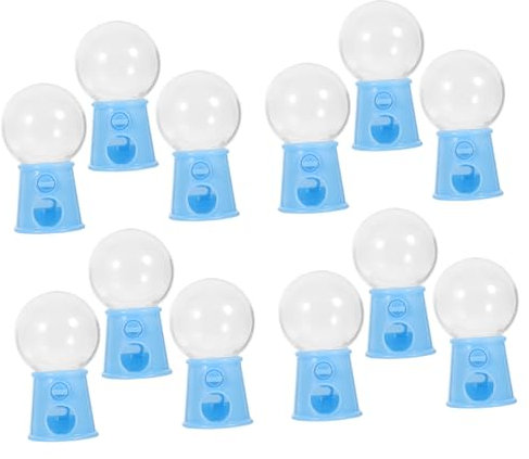 HOLIDYOYO 12 Piezas Mini Máquina Máquinas Expendedoras De Dulces De Goma Para Niños Juguete De Coordinación Mano-Ojo Máquina Dispensadora De Dulces Torcida De Dulces Para Niños Máquinas
