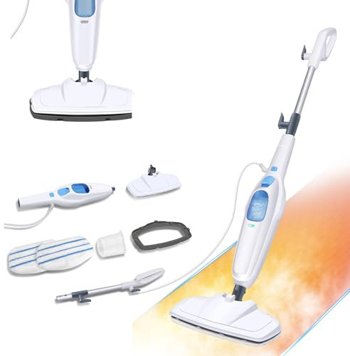 Floor Steamer Mop Shark Steam Mop for Hard Floor Cleaner,Steam Cleaner Electric Mop Floor Mop Wet Dry Dust Flat Cleaning Mop with 2 Washable Mop Pads,Tile Floor Cleaner for Laminate Floors