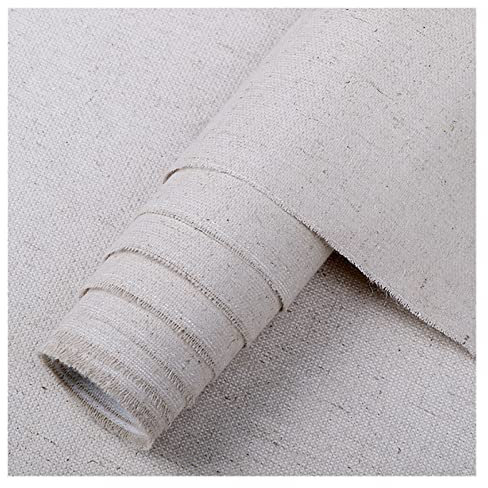 Rouleau de toile apprêtée en lin pour peinture acrylique et peinture à l'huile 3 m x 165 cm Fournitures d'artiste pour artistes professionnels