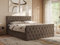 MKS MEBLE Boxspringbett 200x200 mit Bettkasten,Bett mit Matratze H4, Boxspringbett 200x200 mit Topper - Miren Duo - Braun Velvet - H4