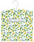 Gisela Graham Lemon & Blue Tit Peg Bag – Hanging Clothes Peg Storage with Hook – Laundry Peg Holder with Bright Lemon Print, Birds & Bees Design