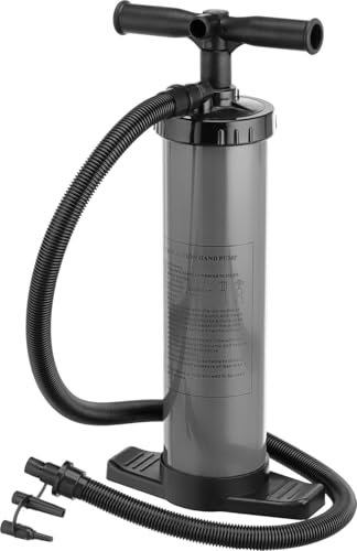 Pompa manuale doppia azione Outtec 2x1400 ml – Gonfiatore manuale per SUP, materassini, gommoni e piscine – Compatta e portatile, senza elettricità
