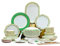 SnamicE Juego de vajilla de Porcelana China de 18 Piezas y 36 Piezas, Color: 36 Piezas,Color-36 pcs