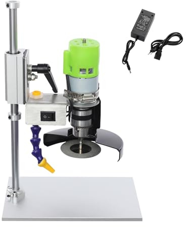 ROGONPDK Tagliavetro elettrico da 150 W, taglierina per bottiglie, taglierina per bottiglie di vetro, set di taglio per bottiglie da 6000 giri/min