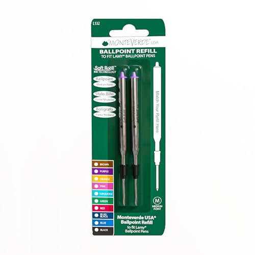 Monteverde L132PL Kugelschreiber-Mine Lamy Geeignet für Rechts-/Linkshänder lila