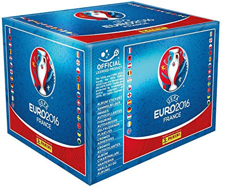 Panini Euro Cup France 2016 Stickerbox – 50 Packungen