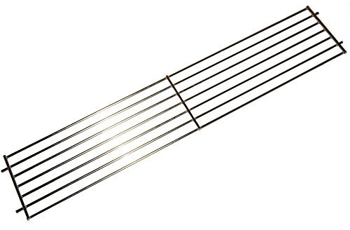 Music City Metals 02345 Warmhalterost aus verchromtem Stahl für Gasgrills der Marke Weber - Silberfarben