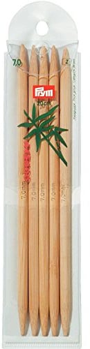 Prym - Bamboo (20cm, 7.00mm) Double-Pointed Needle - 1 Unit