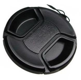 Maxsimafoto - 95mm Snap on Lens cap - Clip on - with string/leash for Camcorders, Cameras - Canon, Nikon, Sony, Pentax etc..