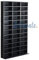1116 CD/528 DVD Storage Shelf Rack Unit Adjustable Book Bluray Video Games(Black)