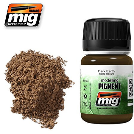 Ammo MIG-3007 Pigmente (35 ml) Dark Earth, Mehrfarbig