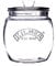 Kilner Universal Jar Push-Top Lid 0.85 Litre Glass Food Container with Silicone Seal Airtight Kitchen Storage for Tea Coffee Sugar and Pantry Essentials