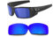 Galaxie verres de rechange pour Oakley Gascan polarisé bleu 100% UVAB - S, Regular