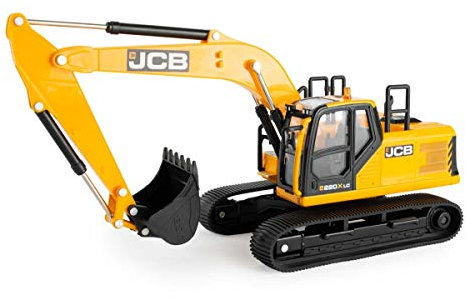 Britains JCB Farm Tomy Toys - Escavatore - 1:32 220X - Trattore giocattolo da collezione - Giocattoli da fattoria in scala 1:32 - Adatto per collezionisti e bambini - 3 anni in più, 43211