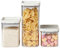 Mepal - Juego de 3 Cajas de Almacenaje Omnia - Cajas de Almacenaje con Tapa Aptas para el Armario y la Estantería de la Cocina - Almacenaje y Organización - 700 ml, 1100 ml y 2000 ml - Nordic White