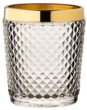 Utopia Dante Double Old Fashioned Gold 12oz 340ml, R90096-GOLD00-B01006, Pack of 6