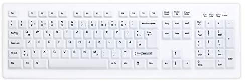 Active Key AK-C8100F-UVS-W/GE Hygiene PC-Tastatur Vollversiegelt, USB Weiß