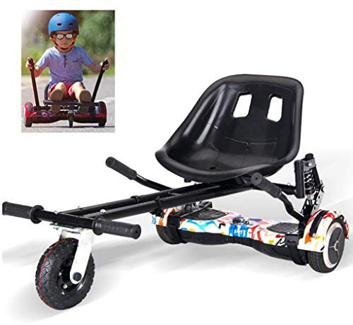 RONGJJ Hoverboard, Hoverboard Seat Self Balancing Kart Komfortables Sitz-Hoverboard Für Erwachsene Kids Safer Model Mit Classic 6,5 Zoll