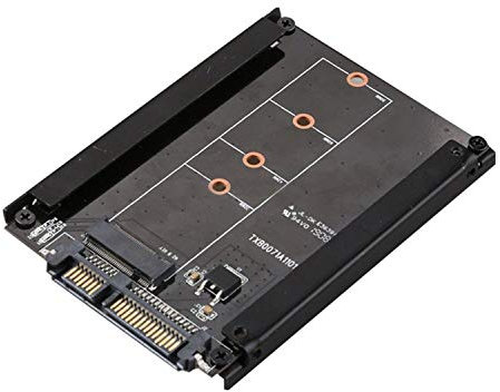 /G M.2 NGFF SSD a 2.5 SATA 22Pin 6Gbps / s Tarjeta adaptadora de expansión con Carcasa Adaptador M2 NGFF