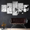 Wondbeau Leinwanddrucke Modulare Wandkunst Wandaufkleber 5 Teiliges Wandbild Druck auf Leinwand Malerei Moderne Abstrakte Poster Mit Rahmen L/150cm×80cm Anime Tokyo Revengers Charaktere