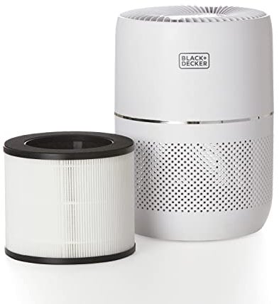BLACK+DECKER BXAP62003GB 3-in-1 HEPA Filter, HEPA Technology provides 2000 hours continuous run time, White