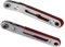 2pcs Mini Ratchet Wrench Screwdriver Set 90 Degree Offset Screwdriver Handle 16 teeth Chrome Vanadium Steel 1/4 inch